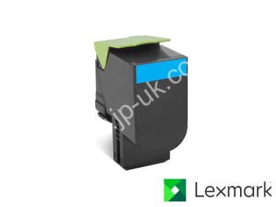 Genuine Lexmark 80C2HC0 Return Program Hi-Cap Cyan Toner Cartridge to fit Lexmark Colour Laser Printer