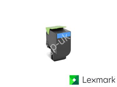 Genuine Lexmark 80C2SC0 Return Program Standard-Cap Cyan Toner Cartridge to fit Lexmark Colour Laser Printer