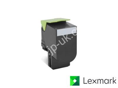 Genuine Lexmark 80C2SK0 Return Program Standard-Cap Black Toner Cartridge to fit Lexmark Colour Laser Printer