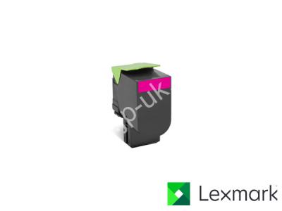 Genuine Lexmark 80C2SM0 Return Program Standard-Cap Magenta Toner Cartridge to fit Lexmark Colour Laser Printer