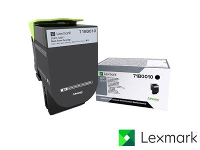 Genuine Lexmark 71B0010 Return Program Black Toner Cartridge to fit Lexmark Colour Laser Printer
