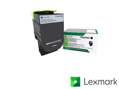 Genuine Lexmark 71B20K0  Return Program Black Toner Cartridge to fit Lexmark Colour Laser Printer