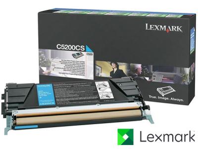 Genuine Lexmark C5200CS Return Program Cyan Toner Cartridge to fit Lexmark Colour Laser Printer