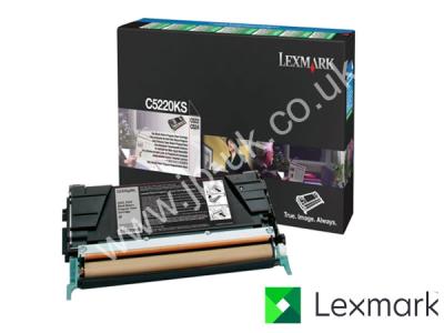 Genuine Lexmark C5220KS Return Program Black Toner Cartridge to fit Lexmark Colour Laser Printer