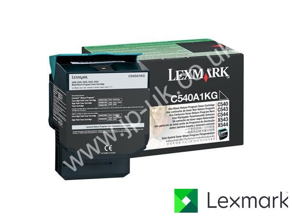 Genuine Lexmark C540A1KG Black Toner Cartridge to fit Toner Cartridges Colour Laser Printer