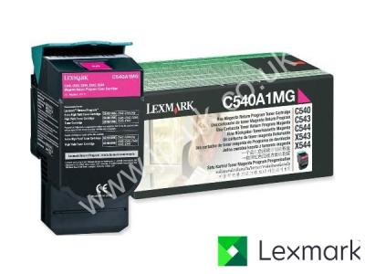 Genuine Lexmark C540A1MG Magenta Toner Cartridge to fit Lexmark Colour Laser Printer