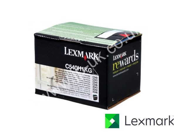 Genuine Lexmark C540H1KG Hi-Cap Black Toner to fit C543 Colour Laser Printer