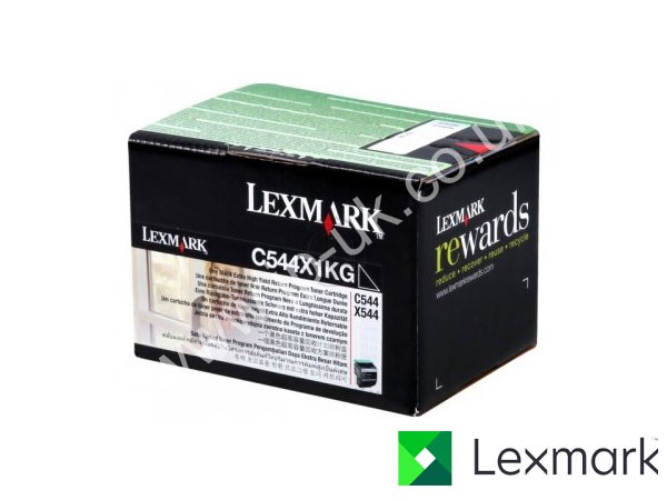 Genuine Lexmark C544X1KG Hi-Cap Black Toner to fit C544DN Colour Laser Printer