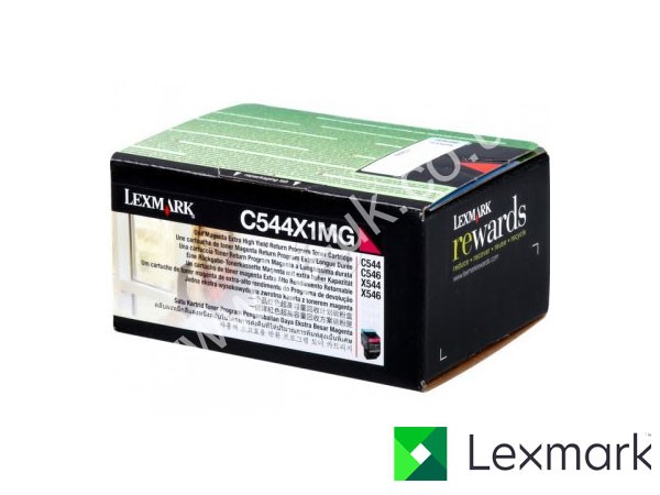 Genuine Lexmark C544X1MG Extra Hi-Cap Magenta Toner to fit X544 Colour Laser Printer