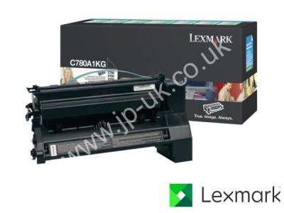 Genuine Lexmark C780A1KG Black Toner Cartridge to fit Lexmark Colour Laser Printer
