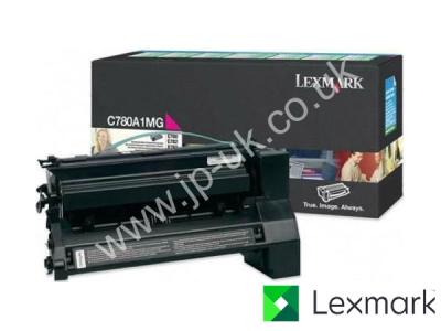 Genuine Lexmark C780A1MG Magenta Toner Cartridge to fit Lexmark Colour Laser Printer