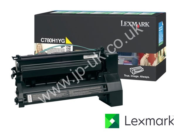 Genuine Lexmark C780H1YG Hi-Cap Yellow Toner to fit C780N Colour Laser Printer