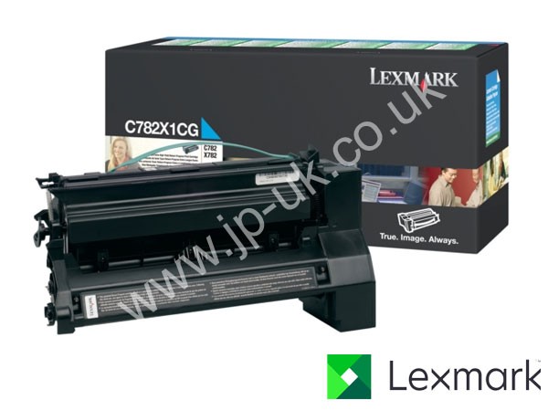 Genuine Lexmark C782X1CG Extra Hi-Cap Cyan Toner to fit C782X Colour Laser Printer