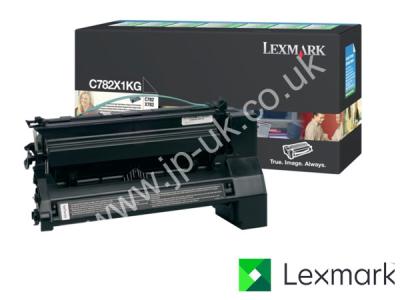 Genuine Lexmark C782X1KG Extra Hi-Cap Black Toner to fit Lexmark Colour Laser Printer