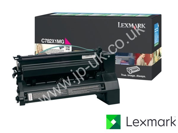 Genuine Lexmark C782X1MG Extra Hi-Cap Magenta Toner to fit C782 Colour Laser Printer