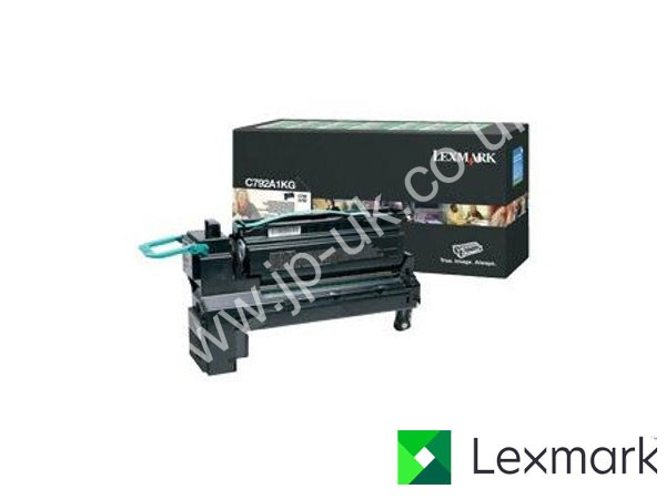 Genuine Lexmark C792A1KG Black Toner Cartridge to fit C792DE Colour Laser Printer