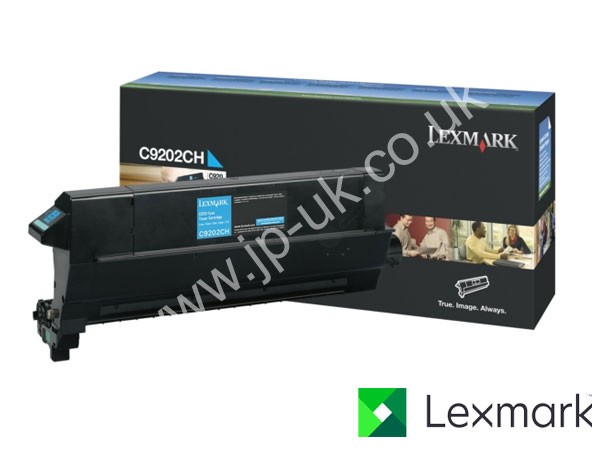 Genuine Lexmark C9202CH Cyan Toner Cartridge to fit C920 Colour Laser Printer