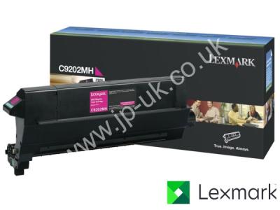 Genuine Lexmark C9202MH Magenta Toner Cartridge to fit Lexmark Colour Laser Printer