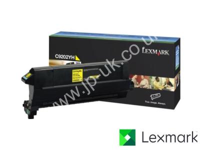 Genuine Lexmark C9202YH Yellow Toner Cartridge to fit Lexmark Colour Laser Printer