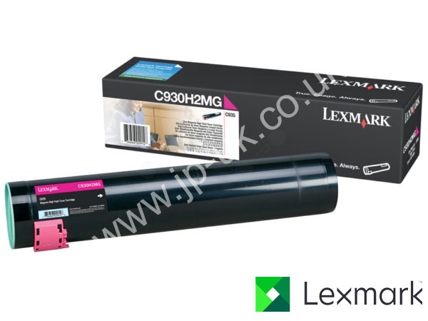 Genuine Lexmark C930H2MG Hi-Cap Magenta Toner to fit C935 Colour Laser Printer