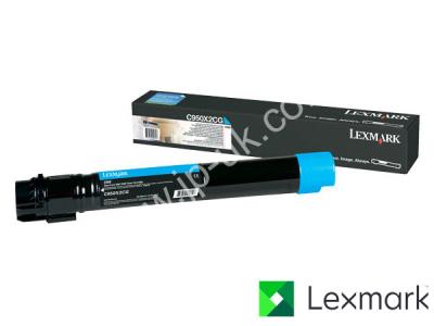 Genuine Lexmark C950X2CG Hi-Cap Cyan Toner to fit Lexmark Colour Laser Printer
