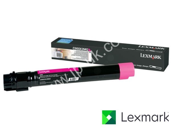 Genuine Lexmark C950X2MG Hi-Cap Magenta Toner to fit C950DE Colour Laser Printer