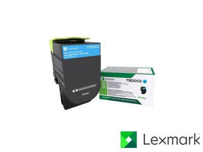 Genuine Lexmark 71B20C0  Return Program Cyan Toner Cartridge to fit Lexmark Colour Laser Printer