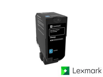 Genuine Lexmark 74C20C0 Return Program Cyan Toner Cartridge to fit Lexmark Colour Laser Printer