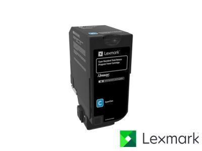 Genuine Lexmark 74C2SC0 Hi-Cap Return Program Cyan Toner Cartridge to fit Lexmark Colour Laser Printer