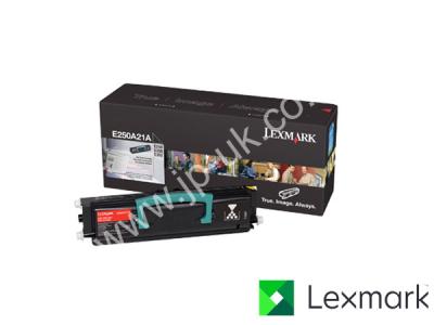 Genuine Lexmark E250A21E Black Toner Cartridge to fit Lexmark Mono Laser Printer