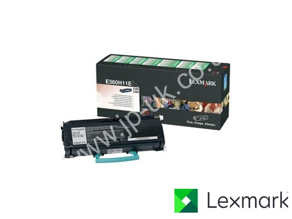 Genuine Lexmark E360H11E Hi-Cap Return Program Black Toner to fit E462 Mono Laser Printer
