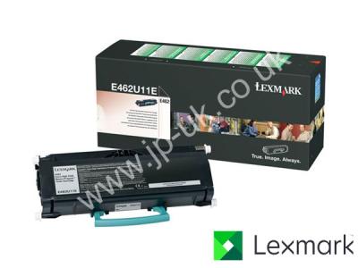 Genuine Lexmark E462U11E Extra Hi-Cap Black Toner to fit Lexmark Mono Laser Printer