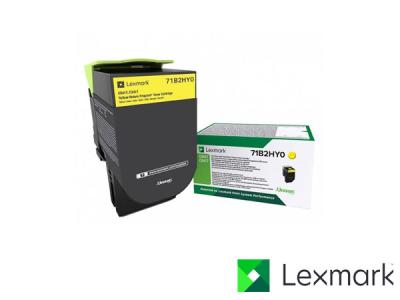 Genuine Lexmark 71B2HY0  Return Program Hi-Cap Yellow Toner Cartridge to fit Lexmark Colour Laser Printer