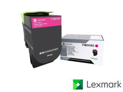 Genuine Lexmark 71B0030 Return Program Magenta Toner Cartridge to fit Lexmark Colour Laser Printer