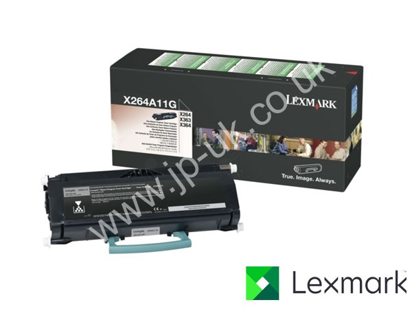 Genuine Lexmark X264A11G Return Program Black Toner Cartridge to fit X364 Mono Laser Printer