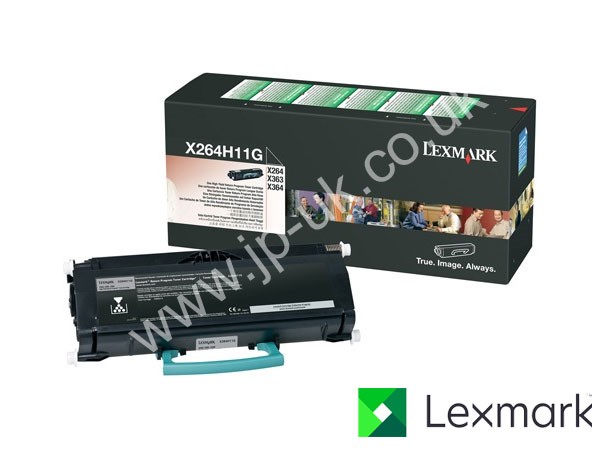 Genuine Lexmark X264H11G Return Program Hi-Cap Black Toner to fit X364DN Mono Laser Printer