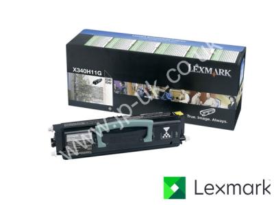Genuine Lexmark X340H11G Hi-Cap Black Toner to fit Lexmark Mono Laser Printer
