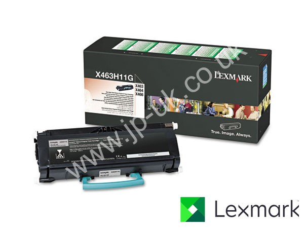 Genuine Lexmark X463H11G Hi-Cap Return Program Black Toner Cartridge to fit X463 Mono Laser Printer