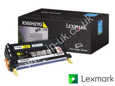 Genuine Lexmark X560H2YG Hi-Cap Yellow Toner to fit Lexmark Colour Laser Printer