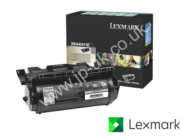 Genuine Lexmark X644H11E Return Program Hi-Cap Black Toner Cartridge to fit X646 Mono Laser Printer