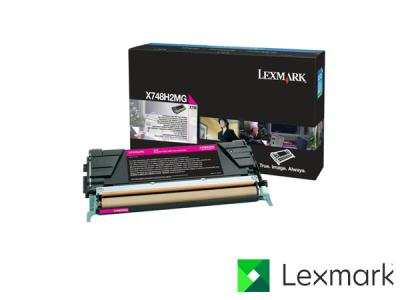 Genuine Lexmark X748H2MG  Hi-Cap Magenta Toner to fit Lexmark Colour Laser Printer
