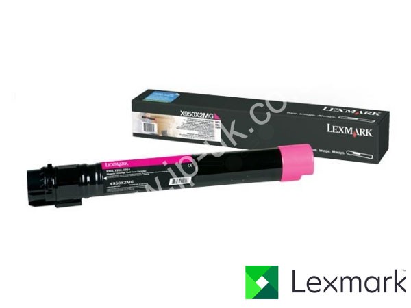 Genuine Lexmark X950X2MG Hi-Cap Magenta Toner to fit X952DE Colour Laser Printer
