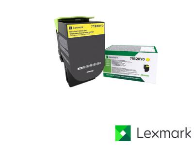 Genuine Lexmark 71B20Y0  Return Program Yellow Toner Cartridge to fit Lexmark Colour Laser Printer
