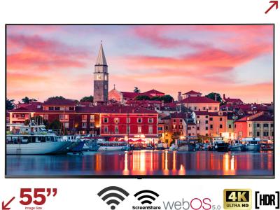 LG 55UR762H 55" Pro:Centric Smart 4K Commercial IPTV with webOS 5 and Screen Share