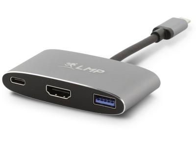 LMP 15948 USB-C to 3-Port Adapter with HDMI - Space Grey