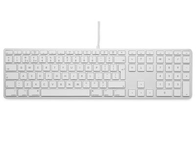LMP Wired USB-A Numeric Keyboard for Mac with 110 keys (ISO) in Silver - 17527