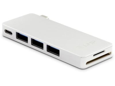 LMP 18122 USB-C to 6-Port Basic Hub for USB-C MacBook Pro & MacBook Air - Silver