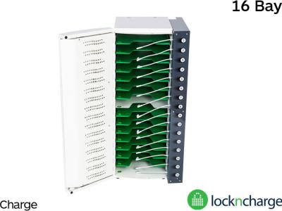 LocknCharge Putnam 16 Charging Station - Store and Charge - 16 Bays for iPad Only - LNC10162