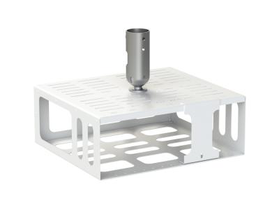 Loxit 9425 Universal Standard Projector Security Cage and 50mm Pole Adapter - White