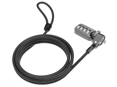 Compulocks CL37 - Universal Combination Lock Security Laptop Cable Lock - Black